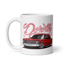 Load image into Gallery viewer, MKS White glossy mug - &#39;62 Comet &quot;Dorothy&quot;
